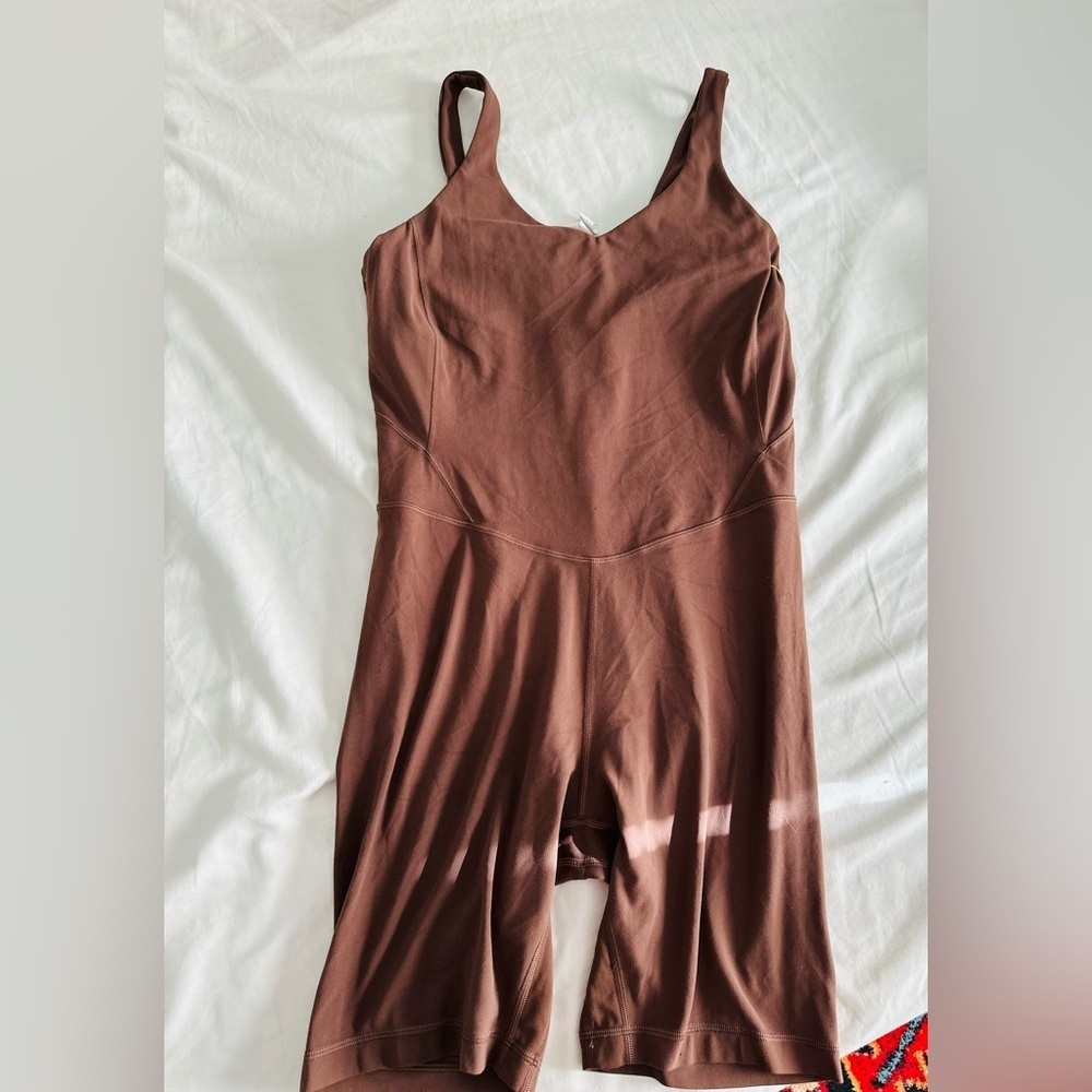 Lululemon brown align onesie size 10